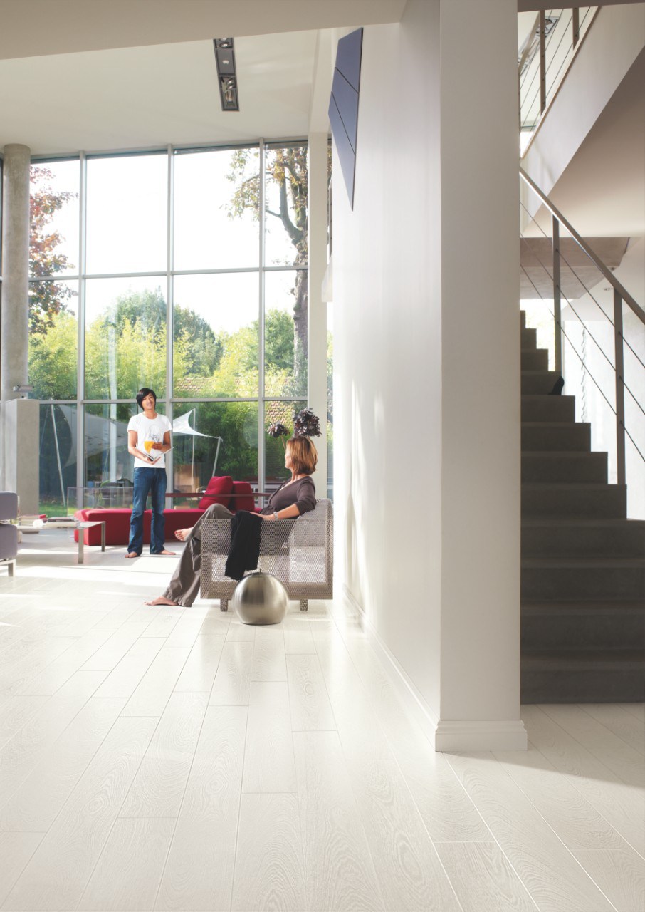 Ламинат Quick Step Perspective 4 Венге интенсивный UF1300 фото в интерьере